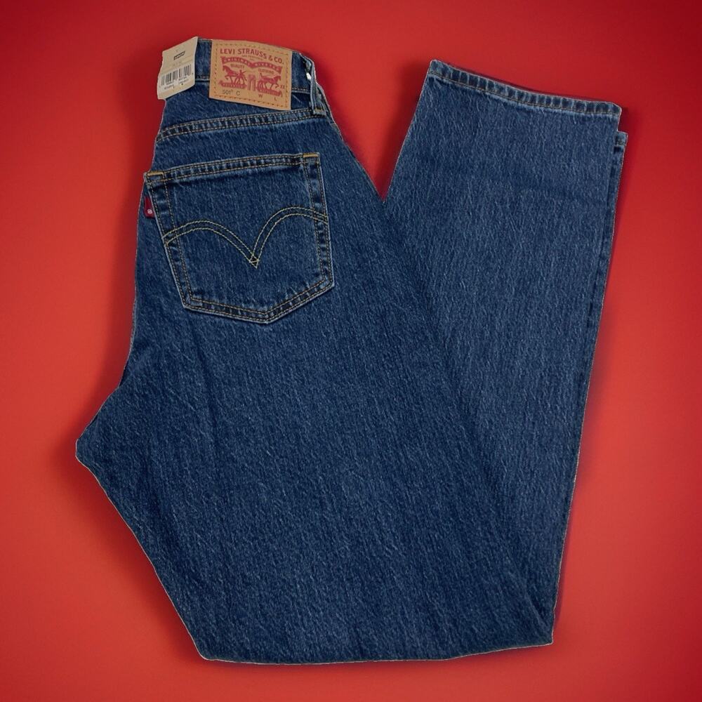 Levi's 501 Curve Jeans 26x30 NWT Med Wash Solargenic Stretch
